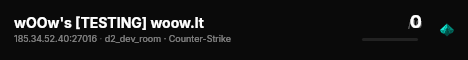 wOOw's [TESTING] woow.lt live status badge