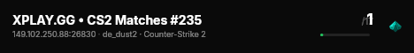 XPLAY.GG • CS2 Matches #235 live status badge