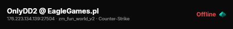 OnlyDD2 @ EagleGames.pl live status badge