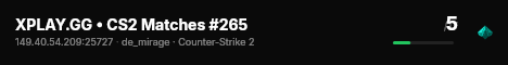 XPLAY.GG • CS2 Matches #265 live status badge