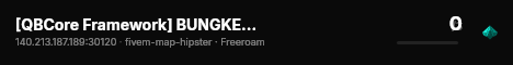 [QBCore Framework] BUNGKENG TEST live status badge