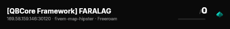 [QBCore Framework] FARALAG live status badge