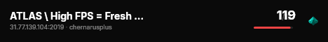 ATLAS \ High FPS = Fresh Wipe \ Mods live status badge
