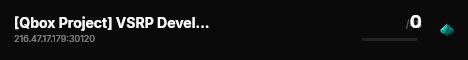 [Qbox Project] VSRP Development live status badge