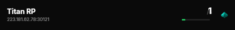 Titan RP live status badge