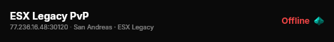 ESX Legacy PvP live status badge