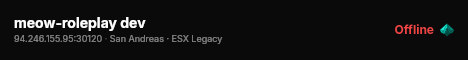 meow-roleplay dev live status badge