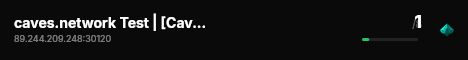 caves.network Test | [CavesNetwork RP] live status badge
