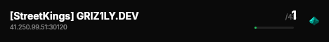 [StreetKings] GRIZ1LY.DEV live status badge