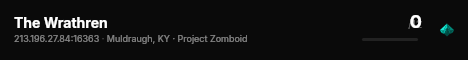 The Wrathren live status badge