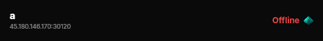 a live status badge
