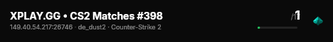 XPLAY.GG • CS2 Matches #398 live status badge