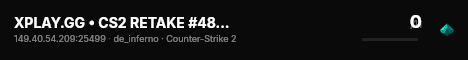 XPLAY.GG • CS2 RETAKE #48 • [CN] live status badge