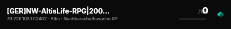 [GER]NW-AltisLife-RPG|200k$tart|LF:COPS,MEDICS,SUPPORTER live status badge