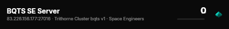 BQTS SE Server live status badge