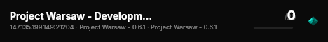 Project Warsaw - Development Server live status badge