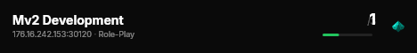 Mv2 Development live status badge