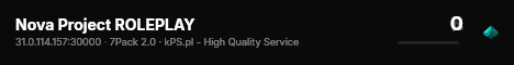 Nova Project ROLEPLAY live status badge