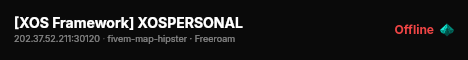 [XOS Framework] XOSPERSONAL live status badge