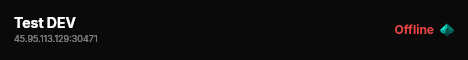 Test DEV live status badge