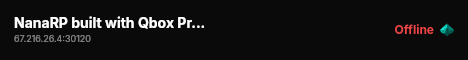 NanaRP built with Qbox Project by The Community! live status badge