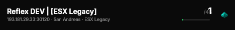 Reflex DEV | [ESX Legacy] live status badge