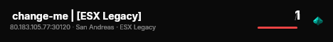  change-me | [ESX Legacy] live status badge