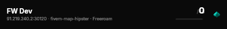 FW Dev live status badge
