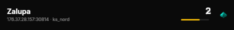 Zalupa live status badge