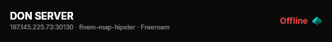 DON SERVER live status badge