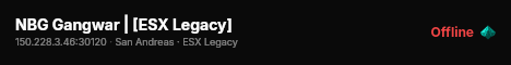 NBG Gangwar | [ESX Legacy] live status badge