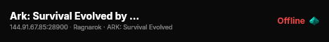 Ark: Survival Evolved by G-Portal.com - (v361.7) live status badge