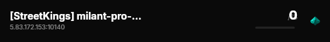 [StreetKings] milant-pro-server live status badge