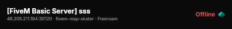 [FiveM Basic Server] sss live status badge