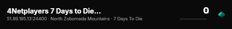 4Netplayers 7 Days to Die Server live status badge