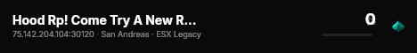 Hood Rp! Come Try A New Rp Experience! live status badge