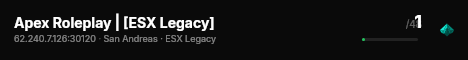 Apex Roleplay | [ESX Legacy] live status badge
