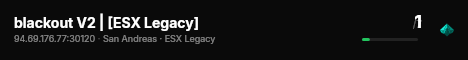 blackout V2 | [ESX Legacy] live status badge
