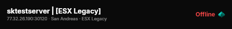 sktestserver | [ESX Legacy] live status badge