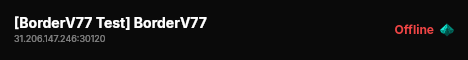 [BorderV77 Test] BorderV77 live status badge