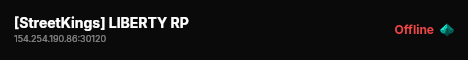 [StreetKings] LIBERTY RP live status badge