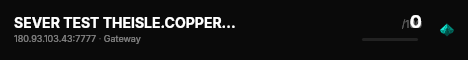 SEVER TEST THEISLE.COPPERX.VN live status badge