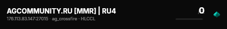 AGCOMMUNITY.RU [MMR] | RU4 | MATCH IN PROGRESS live status badge