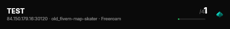 TEST live status badge