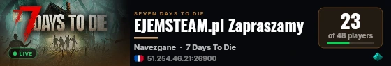 EJEMSTEAM.pl Zapraszamy live status badge