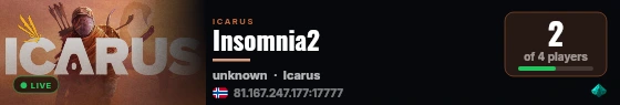 Insomnia2 live status badge