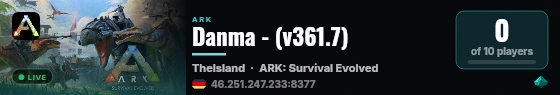 Danma - (v361.7) live status badge