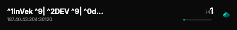 ^1InVek ^9| ^2DEV ^9| ^0discord.gg/InVek live status badge