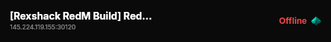 [Rexshack RedM Build] RedM Test live status badge