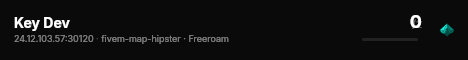 Key Dev live status badge
